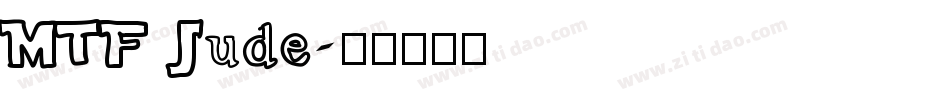 MTF Jude字体转换
